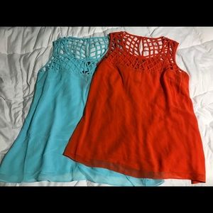 City Chic Cross Hatch Top (2)